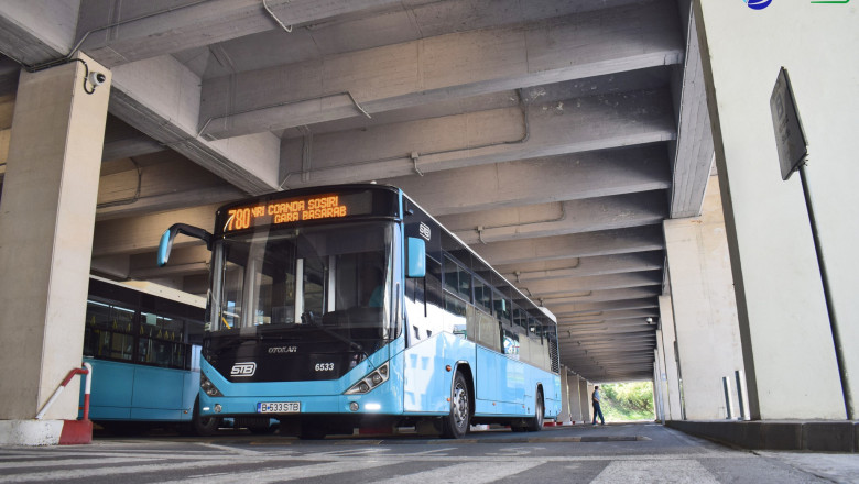 Linia de autobuz 780, Gara de Nord - Aeroport Henri Coanda, activa intre 7 si 10 aprilie, din cauza unor trenuri spre Otopeni anulate Imagine