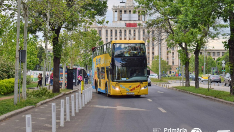 Linia turistica „Bucharest City Tour" intra in functiune de astazi. Care este traseul si cat costa un bilet Imagine