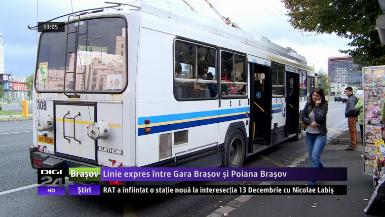 Linie expres intre Gara Brasov si Poiana Brasov Imagine