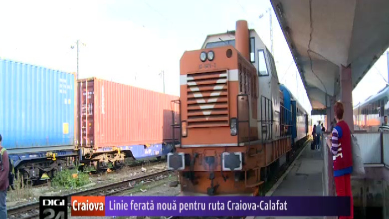 Linie ferata noua pentru ruta Craiova-Calafat. Proiectul a trecut etapa studiului de fezabilitate Imagine