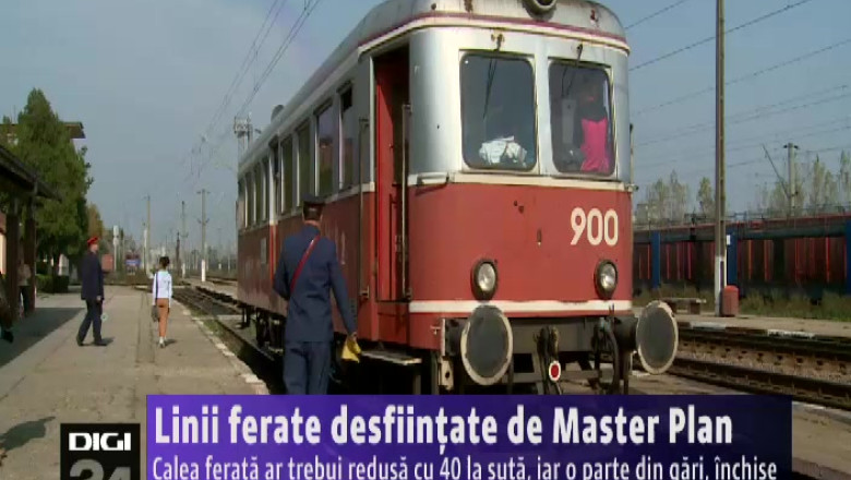 Linii ferate, desfiintate de Master Plan. Calea ferata ar trebui redusa cu 40 la suta, iar o parte din gari, inchise Imagine