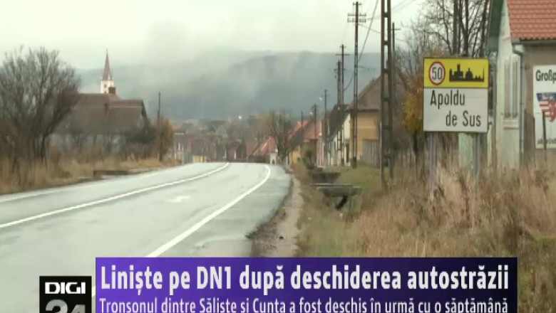 Liniste pe DN1 dupa deschiderea autostrazii Imagine