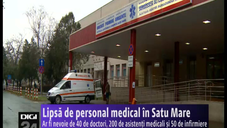 Lipsa de personal medical in Satu Mare. Ar mai fi nevoie de 40 de doctori, 200 de asistenti medicali si 50 de infirmiere Imagine