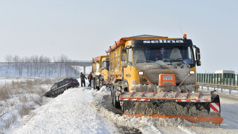 Lista drumurilor pe care se circula in conditii de iarna Imagine