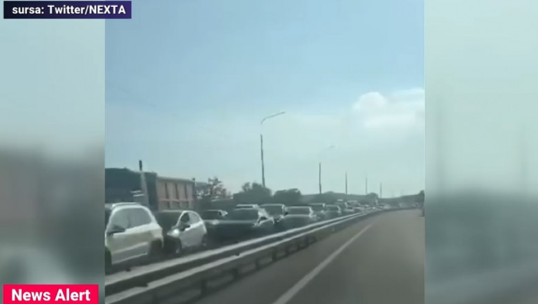 Locuitorii din Sevastopol fug in masa, dupa noul atac cu drona de la sediul Flotei ruse la Marea Neagra Imagine
