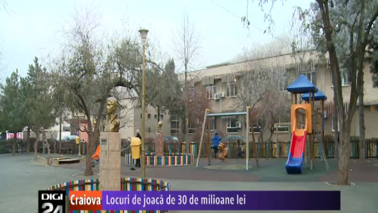 Locuri de joaca moderne si aparate de fitness in aer liber, in Craiova Imagine