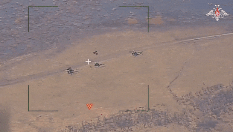 Lovitura grea pentru aviatia ucraineana: 3 elicoptere au fost lovite simultan de rusi cu bombe cu dispersie, cel putin 2 distruse Imagine