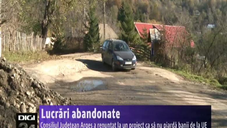 Lucrari abandonate. Consiliul Judetean Arges a renuntat la un proiect ca sa nu piarda banii de la UE Imagine
