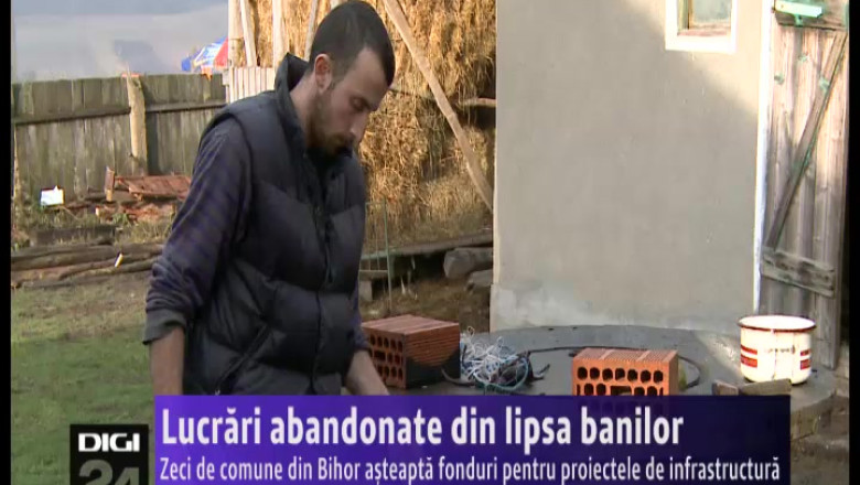 Lucrari abandonate din lipsa banilor. Zeci de comune din Bihor asteapta fonduri pentru proiectele de infrastructura Imagine