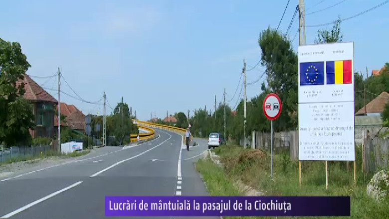 Lucrari de mantuiala la Pasajul Ciochiuta, in judetul Mehedinti Imagine