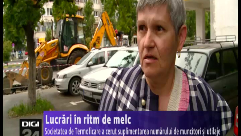 Lucrari in ritm de melc in Oradea. Societatea de Termoficare a cerut suplimentarea numarului de muncitori si de utilaje Imagine