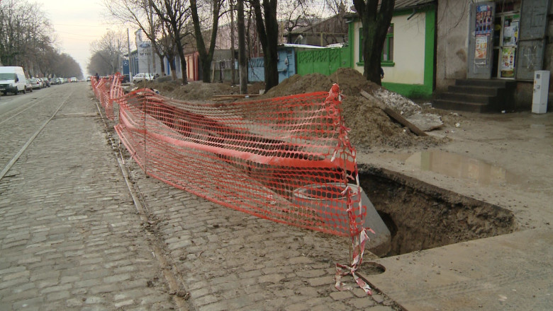 Lucrari intarziate pe Strada Traian Imagine