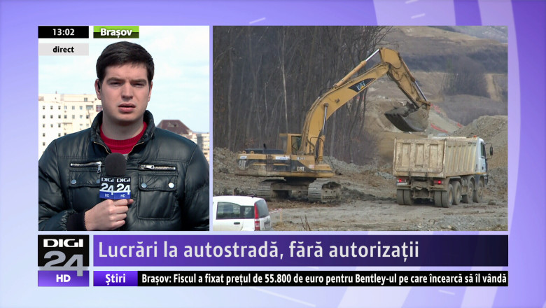 Lucrari la autostrada, fara autorizatii Imagine