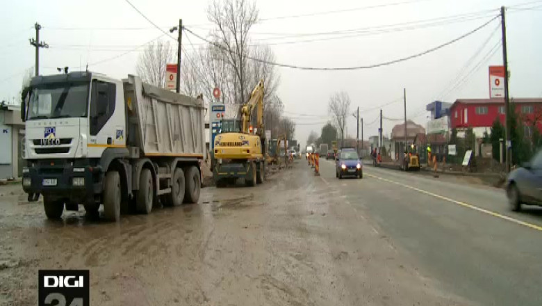 Lucrarile la Centura de Sud inainteaza in ritm de melc Imagine