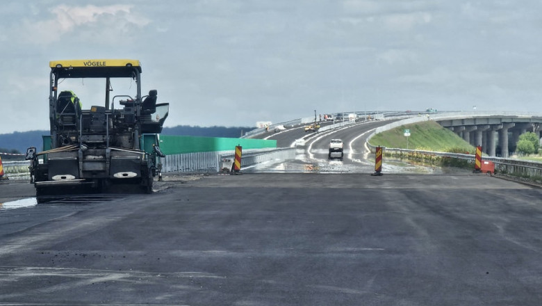 Lucrarile la lotul 3 al Autostrazii A0 Sud sunt realizate in proportie de peste 90%. Cand va fi dat in circulatie Imagine