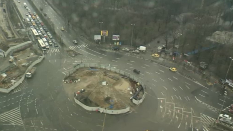 Lucrarile la pasajul din Piata Presei, aproape de final Imagine