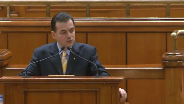 Ludovic Orban: Premierul Victor Ponta a batut campii. Valeriu Zgonea i-a taiat liberalului microfonul Imagine