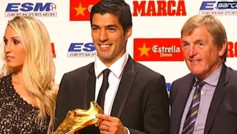 Luis Suarez a primit Gheata de Aur Imagine