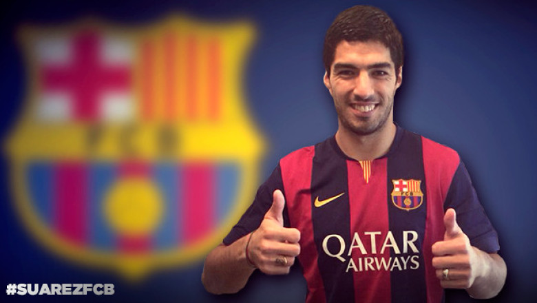 Luis Suarez este noul jucator al Barcelonei Imagine