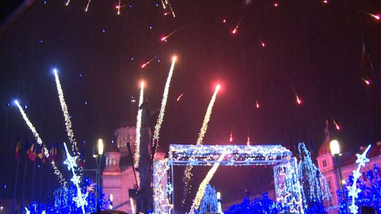 Lumini, torte si artificii de 1 Decembrie, la Cluj-Napoca Imagine