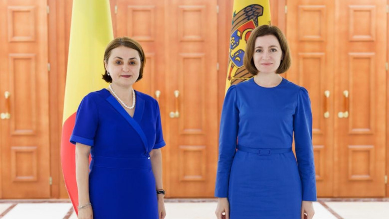 Luminita Odobescu, vizita la Chisinau. Ministrul roman de Externe s-a intalnit cu Maia Sandu, premierul Recean si alti inalti oficiali Imagine