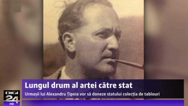 Lungul drum al artei catre stat. De peste 20 de ani, urmasii pictorului Alexandru tipoia incearca sa doneze colectia de tablouri si casa Imagine