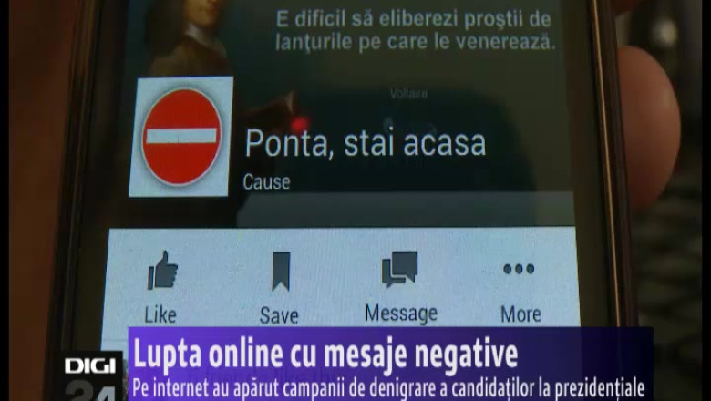 Lupta electorala online, cu mesaje negative Imagine
