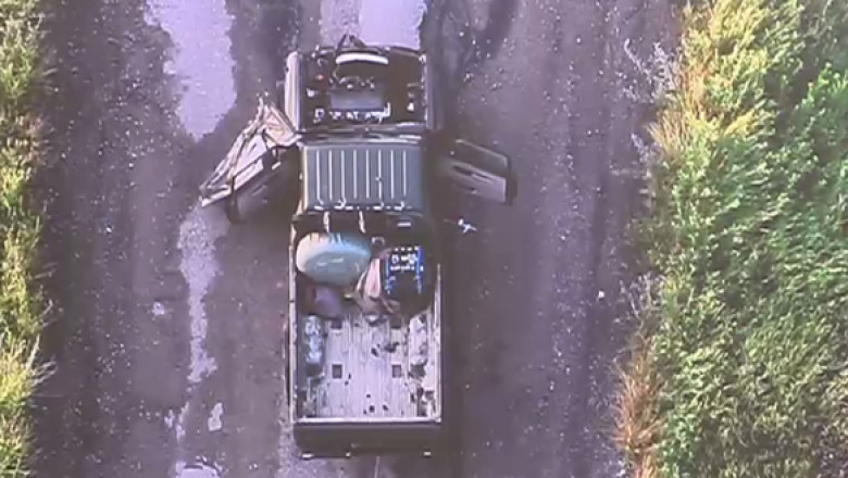 Luptatori romani, raniti in Ucraina in urma unui atac rusesc. Masina le-a fost lovita de o drona Imagine