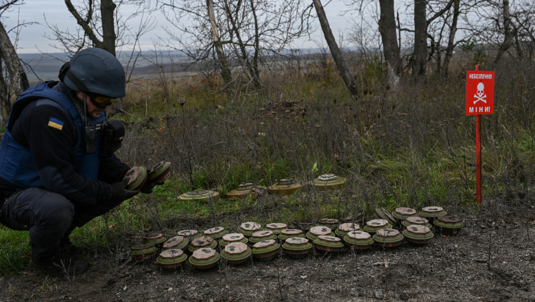 „M-am uitat la picior si am vazut ca-mi lipseau degetele”. Minele din Ucraina acopera o suprafata cat doua treimi din Romania Imagine