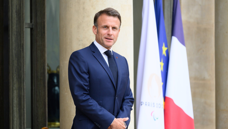 Macron ii promite lui Zelenski noi ajutoare militare si cere un armistitiu olimpic Imagine