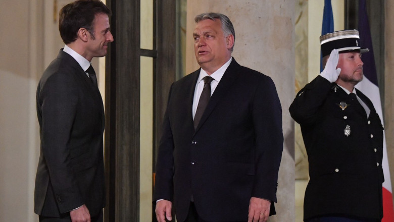 Macron l-a invitat pe Viktor Orban la Paris pentru a-i transmite ca statele europene trebuie sa fie unite in fata Moscovei Imagine
