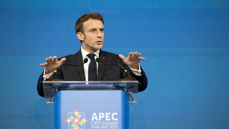 Macron le cere tarilor din Asia-Pacific sa se alature consensului impotriva razboiului din Ucraina. „E si problema voastra” Imagine
