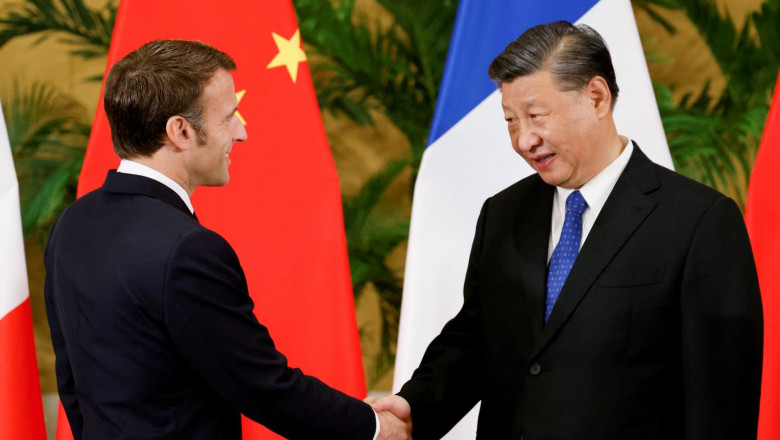 Macron merge in China sa il vrajeasca pe „cel mai bun prieten” al lui Putin. Ce oficial UE ar putea sa ii dea planurile peste cap Imagine