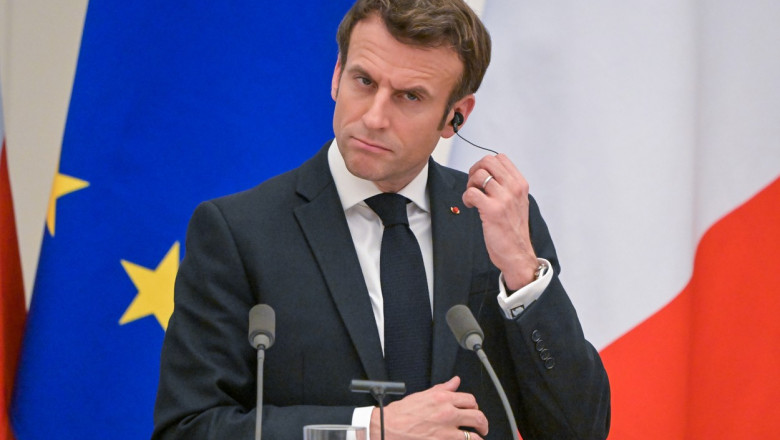 Macron se scuza dupa discutia cu Putin: A fost justificata de riscurile unui accident nuclear la Zaporojie Imagine