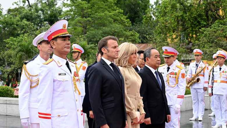 Macron si-a inceput turneul in Asia de Sud-Est. Cum incearca liderul de la Paris sa impuna puterea Frantei in regiune Imagine