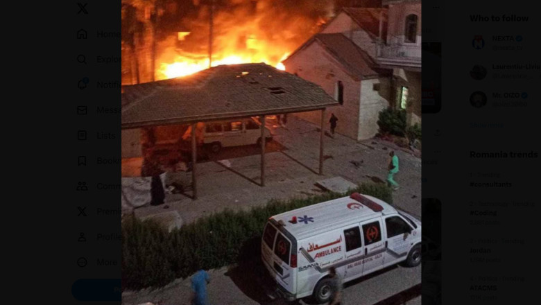 MAE: Suntem socati de explozia de la spitalul din Gaza. Responsabilitatea trebuie sa fie clar stabilita Imagine