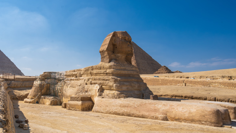 Mai aproape de rezolvarea unuia dintre marile mistere ale lumii: Cercetatorii ar fi descoperit cum a fost creat Marele Sfinx din Giza Imagine