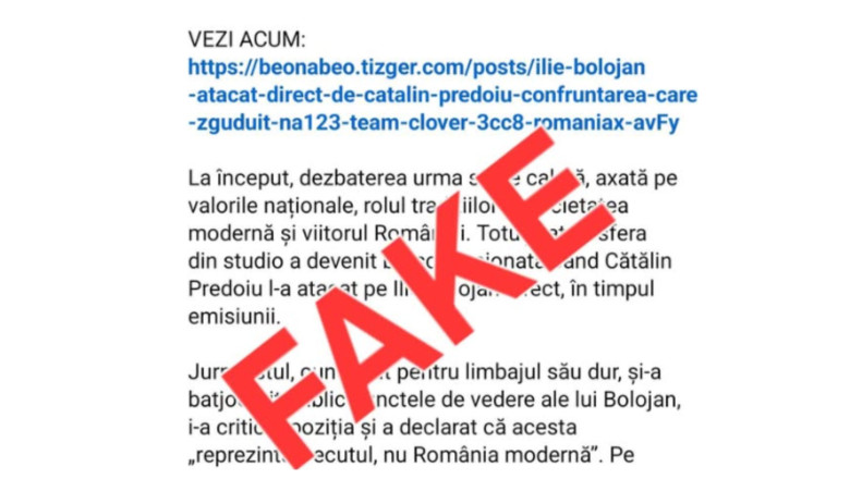 MAI avertizeaza: conturi false pe retelele sociale raspandesc informatii despre Ilie Bolojan si Catalin Predoiu Imagine