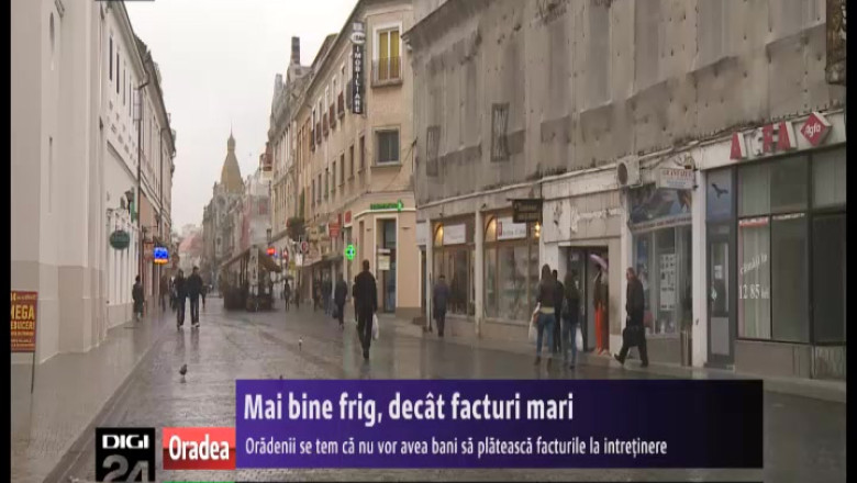 Mai bine frig, decat facturi mari. Oradenii se tem ca nu vor avea bani sa plateasca facturile la intretinere Imagine