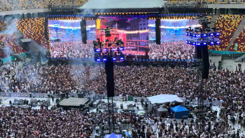 MAI: Concertul de pe Arena Nationala s-a desfasurat fara incidente deosebite. In online circula stiri false cu privire la eveniment