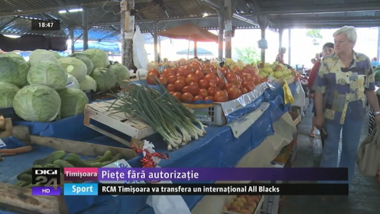 Mai multe piete mari din Timisoara functioneaza ilegal! Imagine