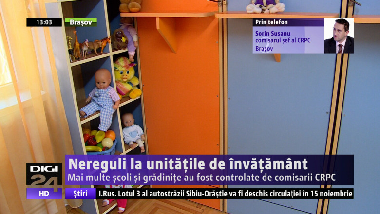 Mai multe scoli si gradinite au fost controlate de comisarii CRPC Imagine
