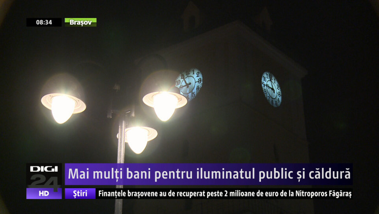 Mai multi bani pentru iluminatul public si caldura Imagine