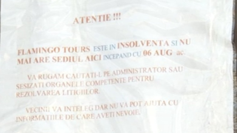 Mai multi bucuresteni au fost pacaliti de o agentie de turism, care s-a inchis dupa ce le-a luat banii Imagine