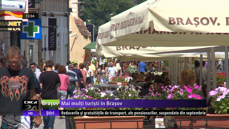 Mai multi turisti in Brasov, fata de anul trecut Imagine