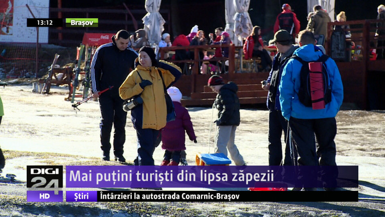 Mai putini turisti din lipsa zapezii Imagine
