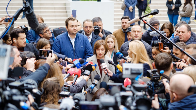 Maia Sandu acuza „o frauda fara precedent” in prima reactie dupa alegeri: „Scopul a fost sa cumpere 300 de mii de voturi” Imagine