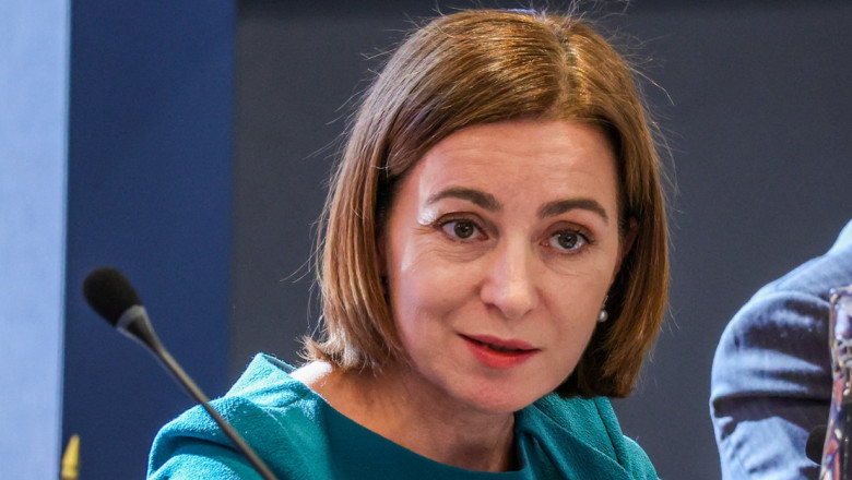 Maia Sandu: Cand Ucraina va castiga razboiul, ar putea exista o oportunitate de a rezolva conflictul transnistrean si de a adera la UE Imagine