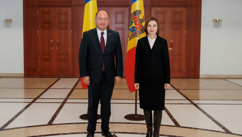 Maia Sandu, dupa intrevederea cu Bogdan Aurescu: „Livrarile de energie electrica si pacura ne-au fost salvatoare” Imagine