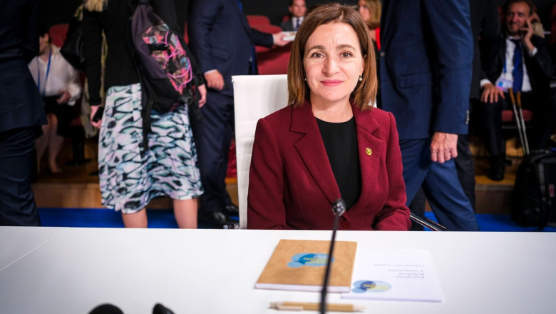 Maia Sandu i-a felicitat pe Zelenski si pe Ciolacu pentru recunoasterea limbii romane ca limba oficiala a minoritatii din Ucraina Imagine